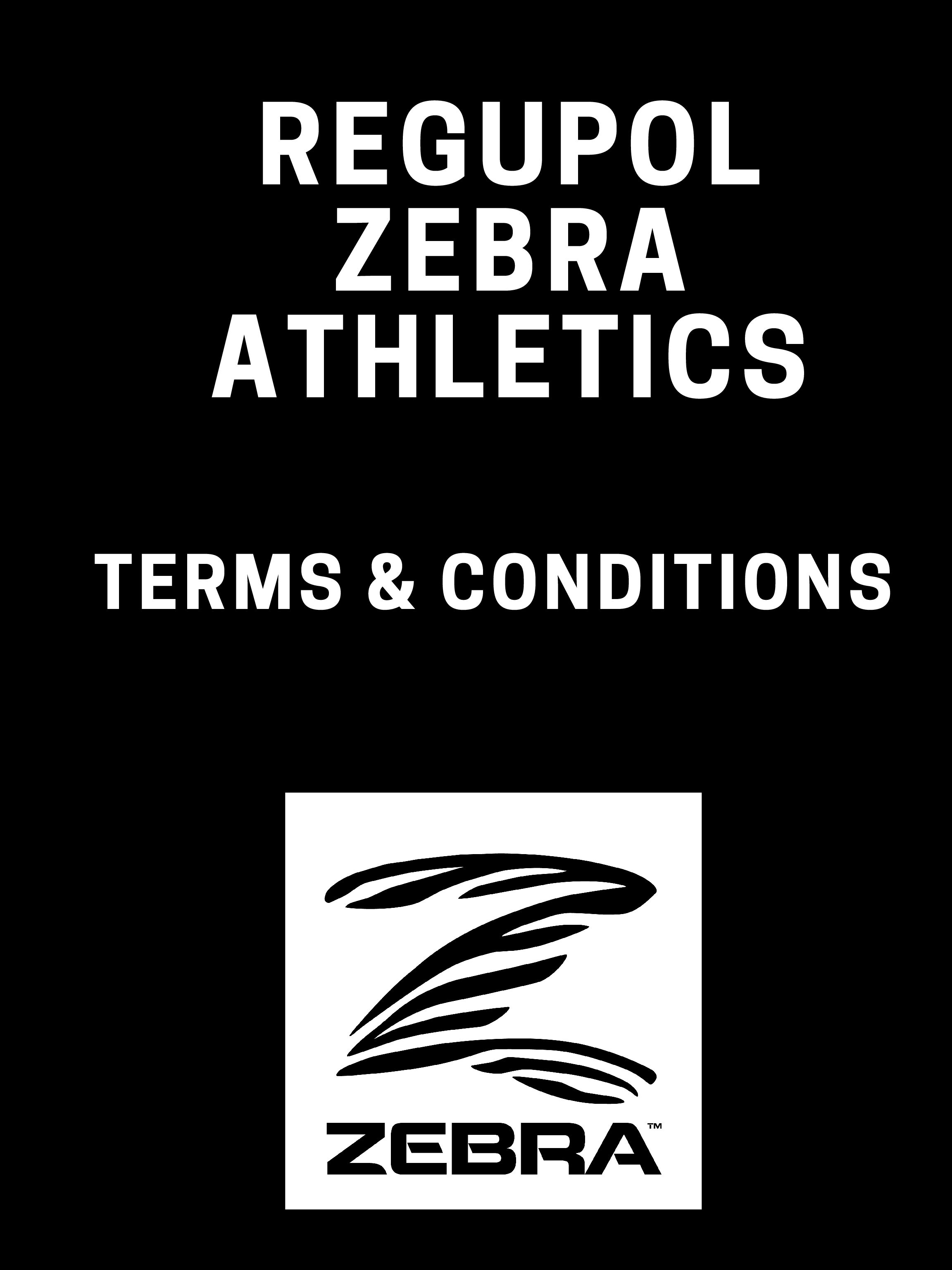 REGUPOL ZEBRA Athletics Allgemeine Geschäftsbedingungen (EN)
